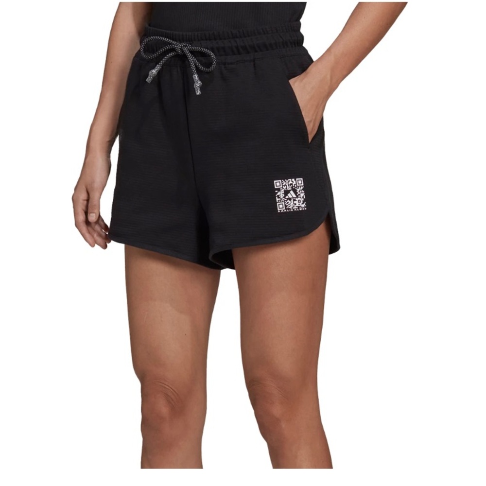NWT Karlie Kloss Adidas Black Training shorts